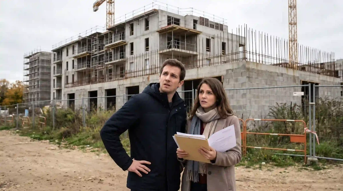 Acquéreurs désemparés devant un chantier VEFA inachevé suite à la liquidation judiciaire du promoteur - Responsabilité du notaire Cabinet Jouve Marseille